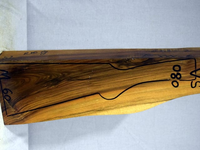 Right side of VS 80 stockwood blank