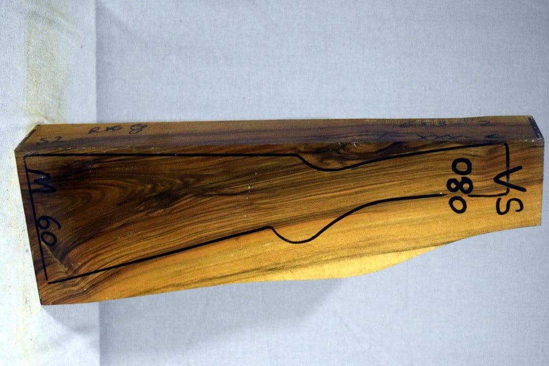 Right side of VS 80 stockwood blank
