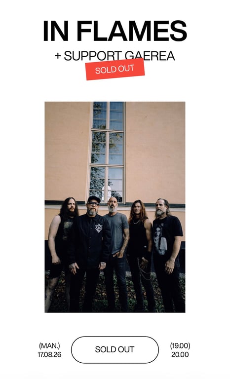 2 billetter til In Flames