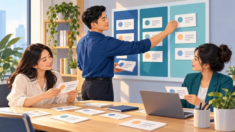 Nhân viên bán hàng sắp xếp các cơ hội B2B theo mức phù hợp, độ sẵn sàng và hành động tiếp theo.