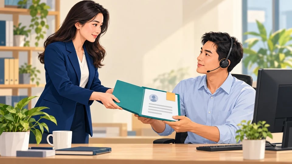 Nhân viên bán hàng cùng bộ phận hỗ trợ kiểm tra hồ sơ phản ánh của khách và xác nhận người phụ trách.