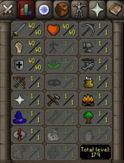 OSRS - 40 ATTACK, 40 STRENGTH, 40 DEFENCE