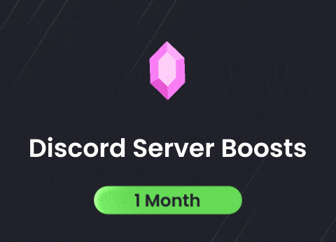 1 Month Discord Server Boosts [Automated]