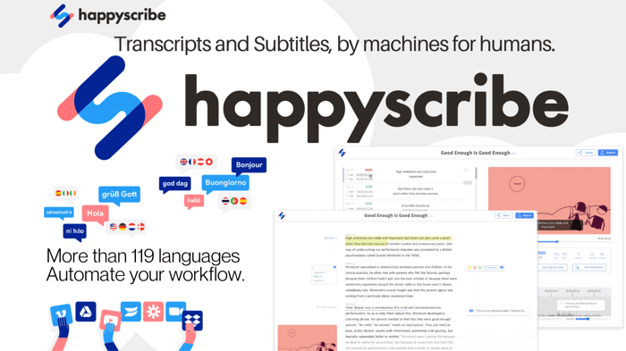 HappyScribe - 2Hours and 30MIN a month Per code lifetime- Unredeemed Codes
