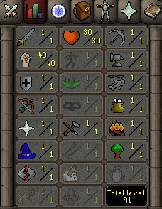 OSRS - 40 STRENGTH, 1 DEFENCE PURE