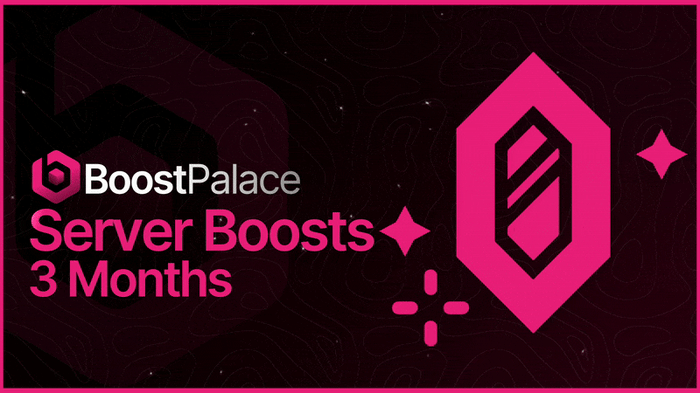 3 Month Server Boost, a service that provides boosts in a Discord server of choice that will last for 90 days.
