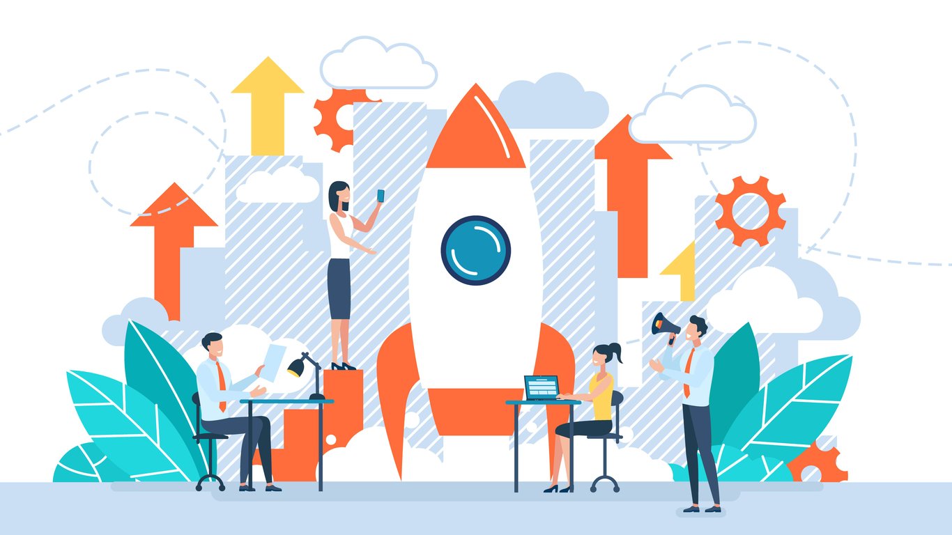 חללית לפני שיגור לאזורים שמייצרים כסף לארגון