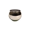 VASO VIDRO 14X18 CM AQUÁRIO PRATA ESPELHADO TAILÂNDIA