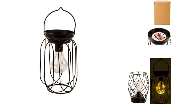 LUMINÁRIA METAL 20 CM LÂMPADA 