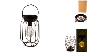 LUMINÁRIA METAL 20 CM LÂMPADA 