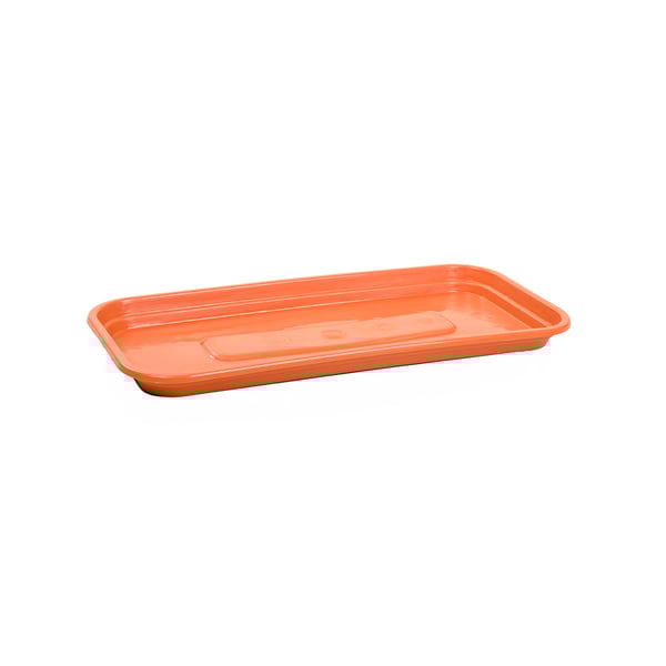 PRATO PLÁSTICO 2X31X14 CM FLOREIRA Nº 1 MARROM