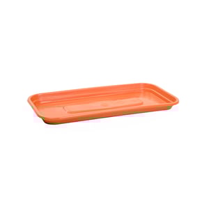 PRATO PLÁSTICO 2X31X14 CM FLOREIRA Nº 1 MARROM