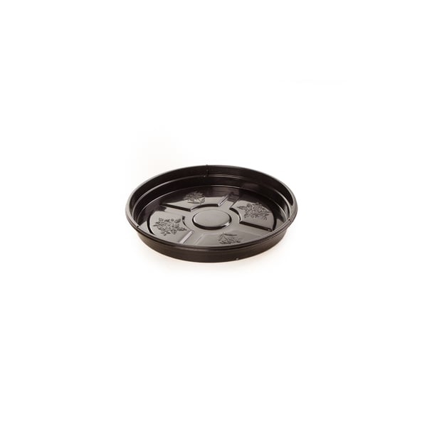 PRATO PLÁSTICO CRISÂNTEMO 2X12 CM Nº 1 PRETO