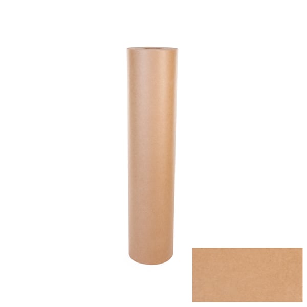 PAPEL PRESENTE COUCHÊ 60 CM BOBINA KRAFT NATURAL PAPEL PARDO