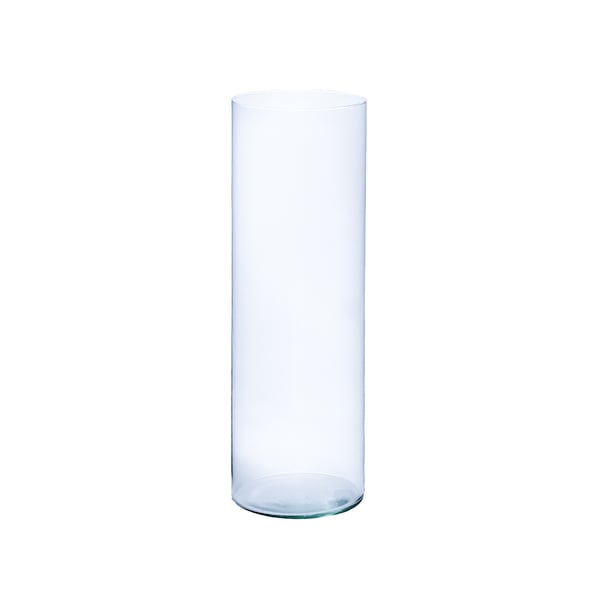 VASO VIDRO 30X10 CM TUBO CILINDRO 