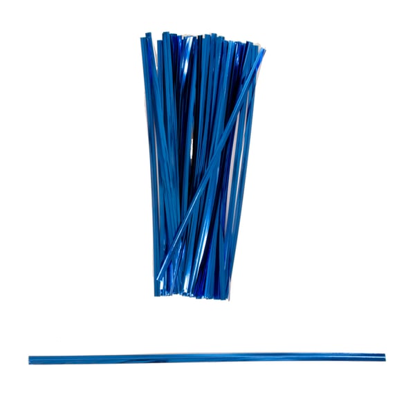 FECHO PRÁTICO METÁLICO 100 PEÇAS 5 MMX30 CM METALIZADO
