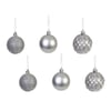 BOLA NATAL Nº 6 MISTAS 6 PEÇAS DIAMANTE NA CAIXA