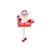 PAPAI NOEL / BONECO DE NEVE / RENA 28 CM PLACA FELIZ NATAL