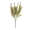 BUQUÊ LAVANDA X6 35 CM COM FOLHAS