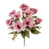 BUQUÊ ROSA E LÍRIO X12 46 CM COM EUCALIPTO E SEMENTES