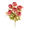 BUQUÊ ROSA X11 12 FLORES 50 CM COM HORTÊNSIA E COMPLEMENTOS