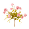 BUQUÊ CRISÂNTEMO X5 10 FLORES 30 CM COM COMPLEMENTO