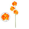 HASTE ORQUÍDEA 3 FLORES 70 CM COM FOLHAS FALENÓPOLIS