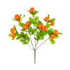 BUQUÊ FRUTAS X7 35 CM FOLHAS SILICONADAS