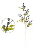HASTE SEMENTES BERRY X3 85 CM COM FOLHAS