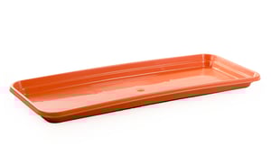 PRATO PLÁSTICO 2X45X17 CM FLOREIRA Nº 2 MARROM