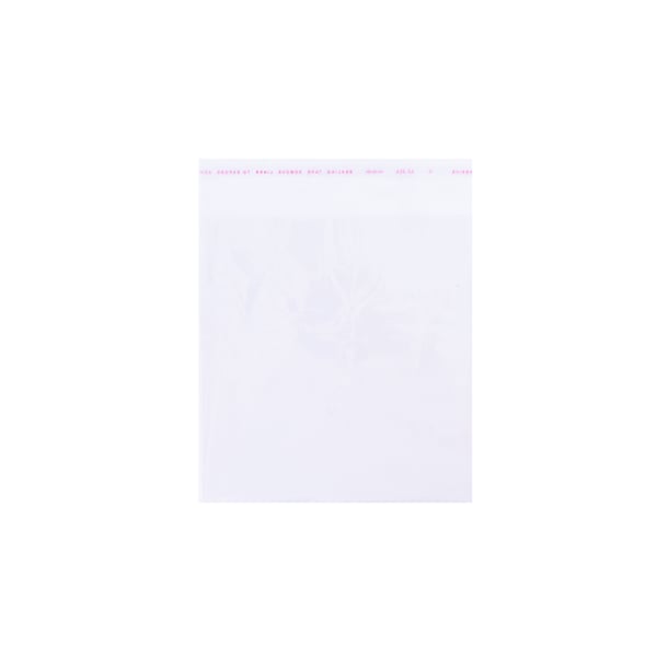SACO POLI 13,7X15 CM AUTO COLANTE TRANSPARENTE