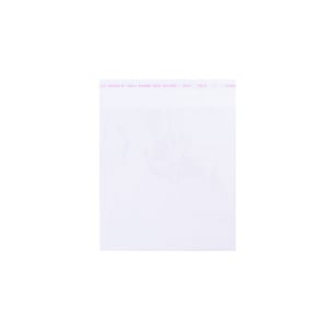 SACO POLI 13,7X15 CM AUTO COLANTE TRANSPARENTE
