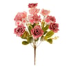 BUQUÊ ROSA X10 7 FLORES COM MARGARIDA OUTONAL