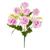BUQUÊ ROSA X7 36 CM CAPIM MOLA