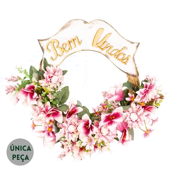 GUIRLANDA BEM VINDOS 48 CM DÁLIA