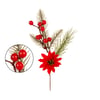 PICK FLOR VELUDO 30 CM COM SEMENTES E VERDES