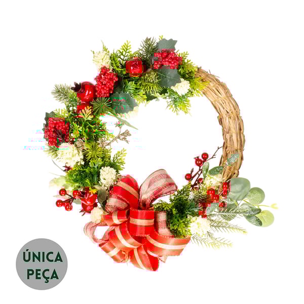 GUIRLANDA NATAL 42 CM LAÇO PICKS