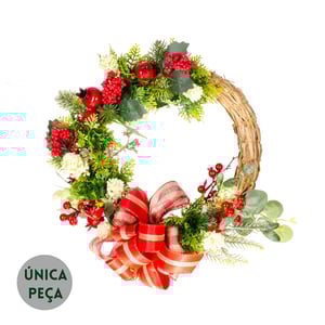 GUIRLANDA NATAL 42 CM LAÇO PICKS