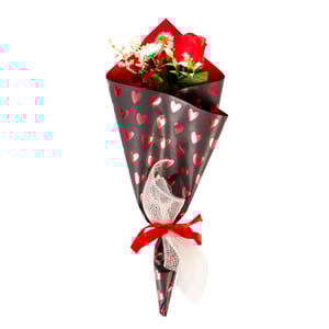 BOTÃO DECORADO 37 CM COM LAÇO CETIM