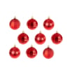 BOLA NATAL Nº 6 MISTAS 9 PEÇAS NO TUBO