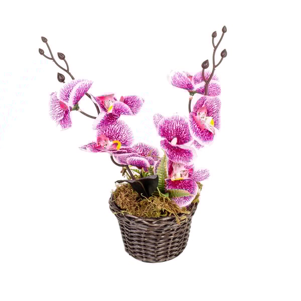 VASO DECORATIVO INT. ORQUÍDEA 30 CM