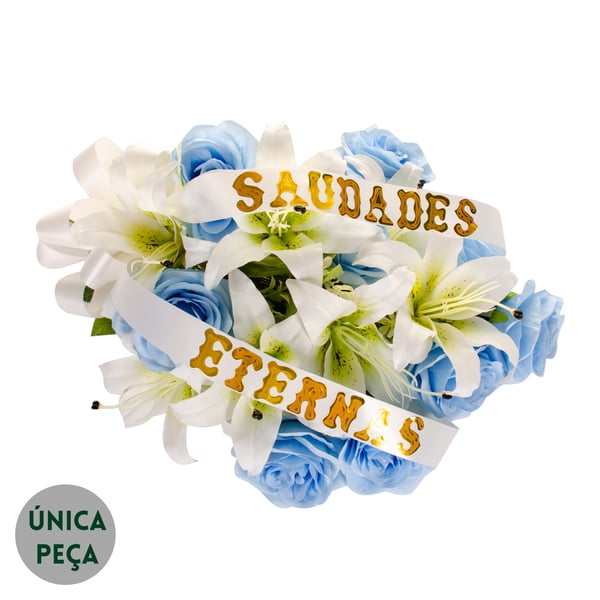 ENFEITE DECORATIVO EXT. SAUDADES ETERNAS 45 CM