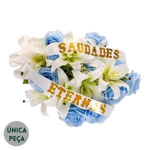 ENFEITE DECORATIVO EXT. SAUDADES ETERNAS 45 CM