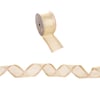 FITA ARAMADA 6,3 CMX9,14 M CETIM CREME COM GLITTER