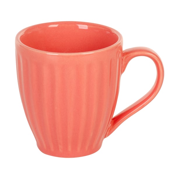 CANECA / XÍCARA 325 ML CERÂMICA CANELADA
