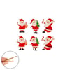 PRENDEDOR / GRAMPO MADEIRA 5 CM 6 PEÇAS PAPAI NOEL