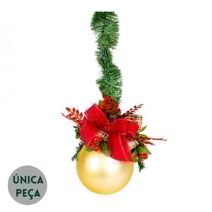 ENFEITE DECORATIVO 60 CM BOLA PENDENTE NATAL