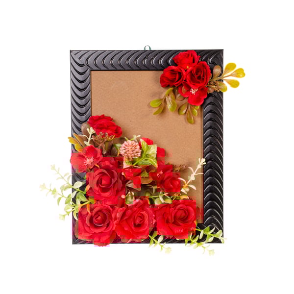 GUIRLANDA ROSA 20X25 CM MOLDURA