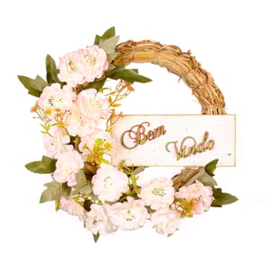 GUIRLANDA BEM VINDOS 32 CM MARGARIDA