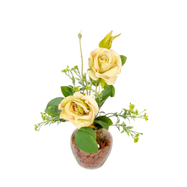 VASO DECORATIVO INT. ROSA 30 CM